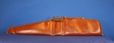 Padded Red Leather Rifle Case. 43