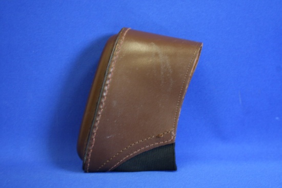 Leather Slip On Recoil Pad. Unknown Brand