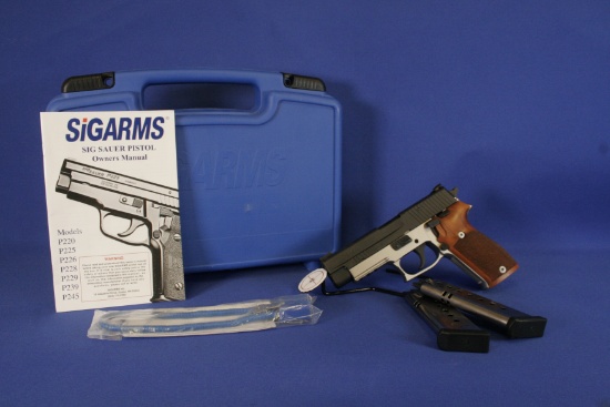 Sig Sauer P220 45 ACP, Ernest Langdon Special Pistol. OK For Sale In California. SN# G353054
