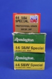Ammo Remington, and Pro Load 44 S&W Special. 120 total rounds.
