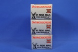Ammo, Winchester 41 Rem Mag. 60 total rounds.