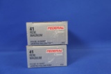 Ammo, Federal Classic 41 Rem Mag. 100 total rounds.