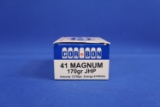 Ammo, Cor Bon 41 Magnum. 20 total rounds.