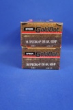 Ammo, Speer Gold Dot 38 Spl +P. 100 total rounds.