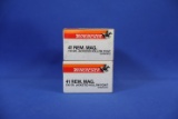 Ammo Winchester 41 Rem Mag. 40 total rounds.
