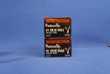 Ammo, Winchester 41 Rem. Mag. 40 total rounds.
