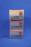Ammo, Winchester 44 Rem Mag. 60 total rounds.