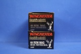 Ammo, Winchester 44 Rem Mag. 40 total rounds.