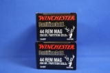Ammo, Winchester 44 Rem Mag. 40 total rounds.