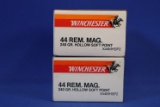 Ammo, Winchester 44 Rem. Mag. 40 total rounds.