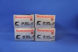 Ammo, Winchester 38 Spc +P. 200 total rounds.
