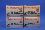 Ammo, Winchester 357 Mag, 158 Grain. 200 total rounds.
