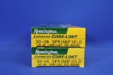 Ammo, Remington 30-06 Springfield. 40 total rounds.