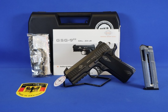 GSG 922CA 22 LR Pistol. SN# A976650. OK for Ca.