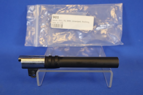 1911 Barrel Full Size Unramped 9mm with Bushing and Link.