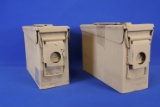 Two 30 Caliber Ammo Cans