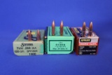 Bullets for Reloads. 7mm. (3) Partials. Apx 88 Bullets.