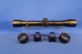 Weaver K-4-1 4X Scope with Rings.