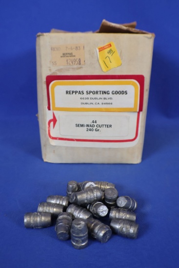 Bullets, .44 Mag. Apx 377 Bullets.