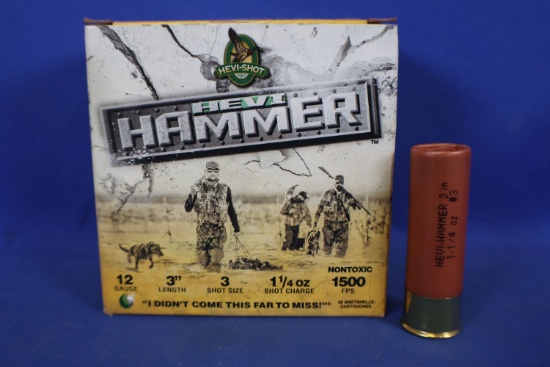 Ammo, 12 Gauge. 25 Shotshells.