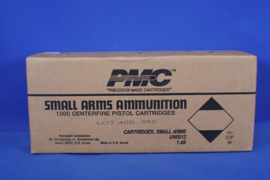 Ammo, 40 S&W. Full case of 1000 rounds.