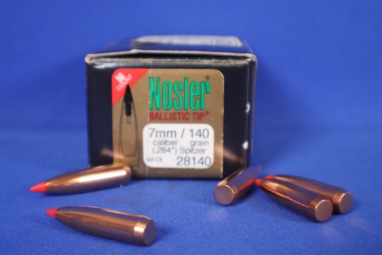 Bullets, 7MM Bullets for Reloading. 50 Bullets.