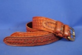 Bianchi #B4 Leather Belt. Size 36.
