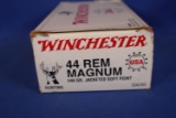 Ammo, 44 Rem Mag. 50 Rounds Total.