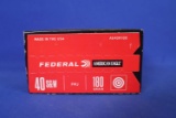 Ammo, 40 S&W. 100 Rounds.
