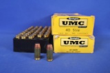 Ammo, 40 S&W. 80 Rounds.
