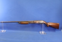 Ithaca Model 37 16 Gauge Pump Action Shotgun. SN: 107959. Fair Condition. C&R