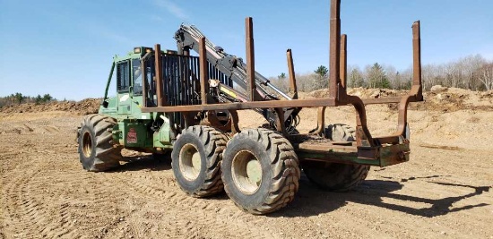 2001 Franklin 632 S2 Bogie Double Bunk Forwarder