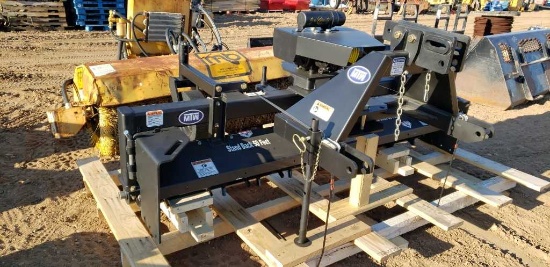 Unused 7ft Mtw 3 Pt Power Rake