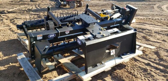 Unused 7ft Mtw Skid Steer Power Rake