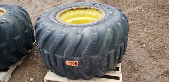 700/50-26.5 Forestry Tire On Rim