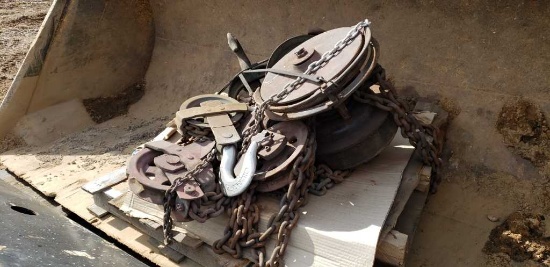 (2) Large Chain Hoist