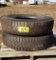 (2) 11r22.5 Tires Virgin Rubber