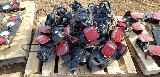 Unused Truck Tail Lights With Brackets And Wiring