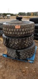 (3) Tires 445/65r22.5