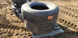 (2) 425/65r22.5 Tires