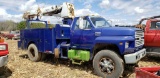 1990 Ford F800 Service Crane Truck