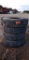 (4) Michelin 11r22.5 Tires Virgin Rubber