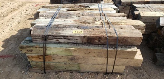 Approximately 50 6x8 Treated Timbers