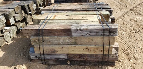 Approximately 50 6x8 Treated Timbers