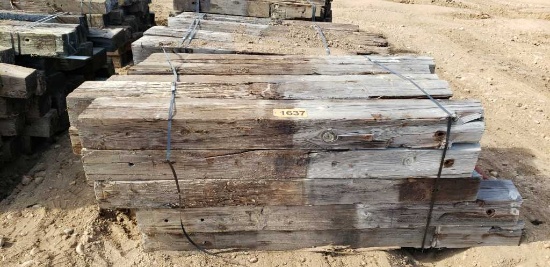 Approximately 50 6x8 Treated Timbers