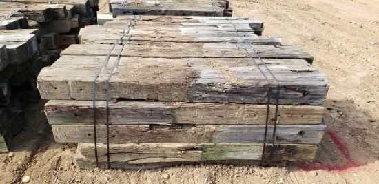 Approximately 50 6x8 Treated Timbers