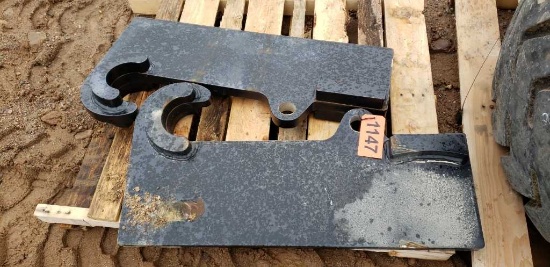Quick Attach Plate For Cat End Loader