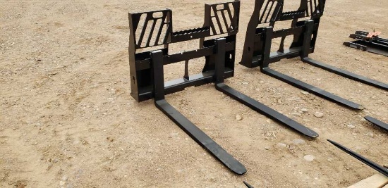 Redline Unused 48 In Skid Steer Forks