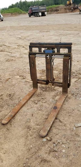Forks On Hydraulic Back Plate
