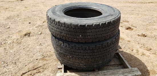 (3) Michelin Xdn2 11r22.5 Tires